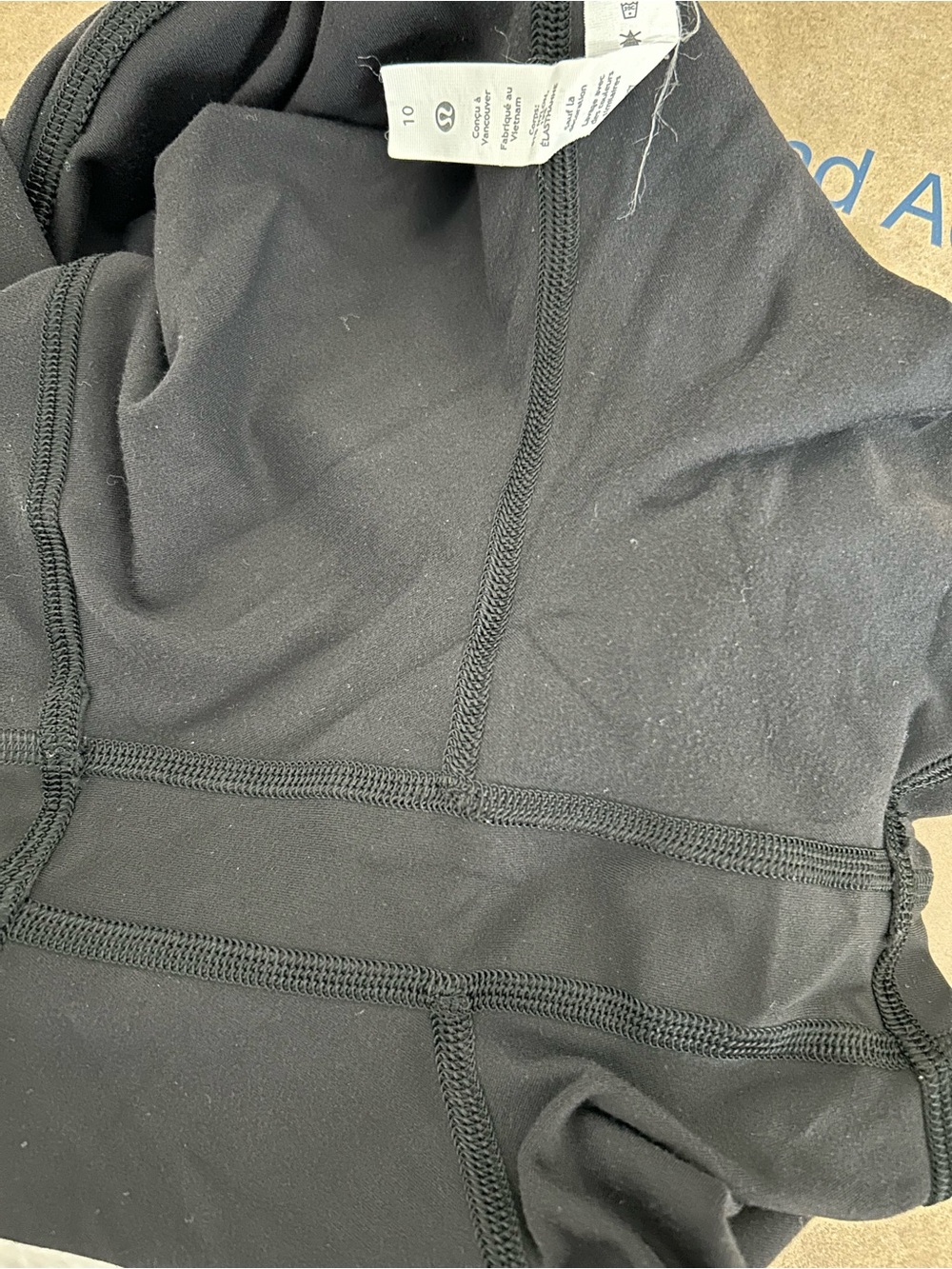 lululemon athletica Black align high rise shorts 4 inch inseam LIKE NEW yoga - Picture 9 of 10